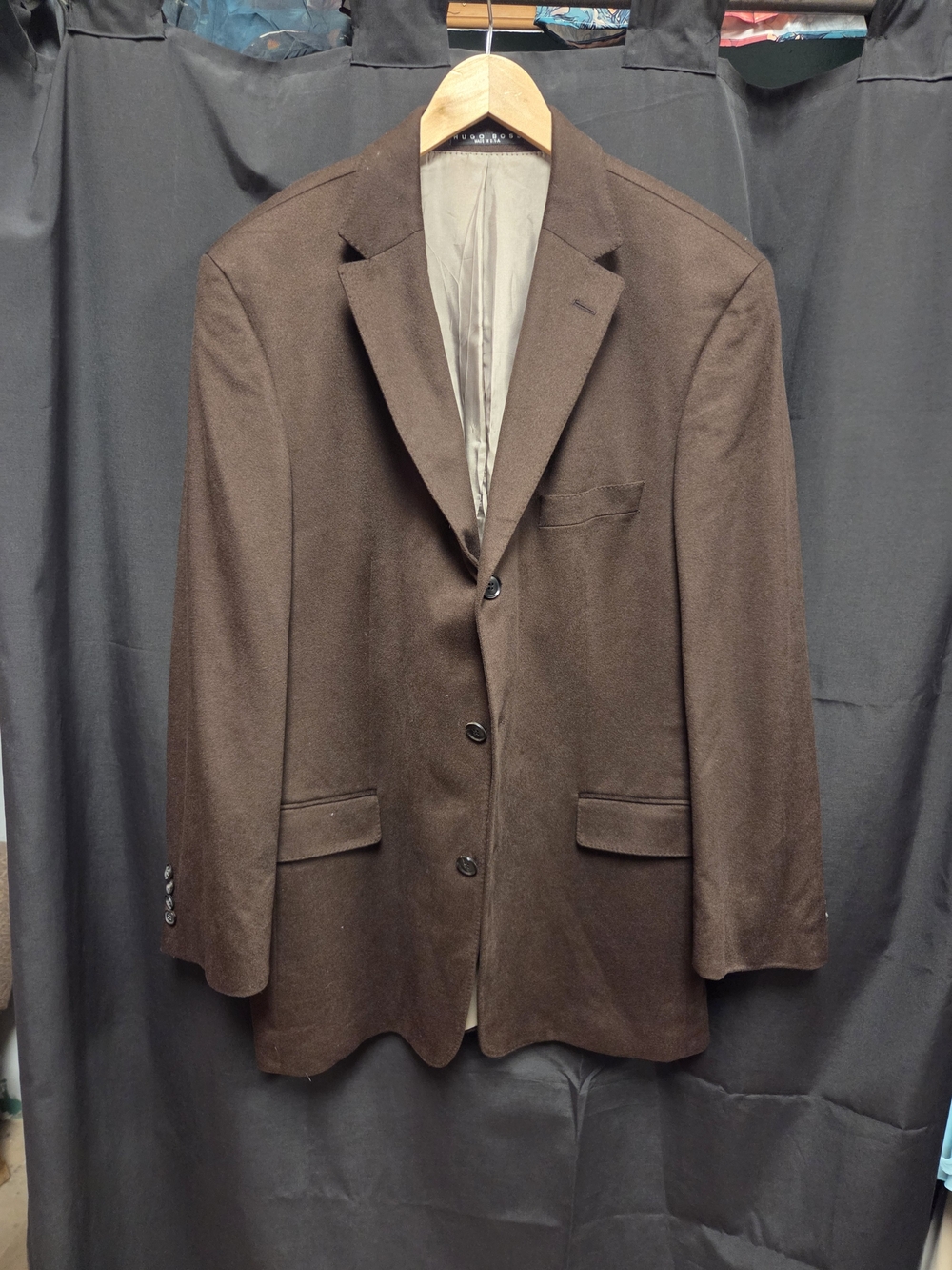 Hugo Boss Loro Piana Brown 100% Cashmere Sport Coat